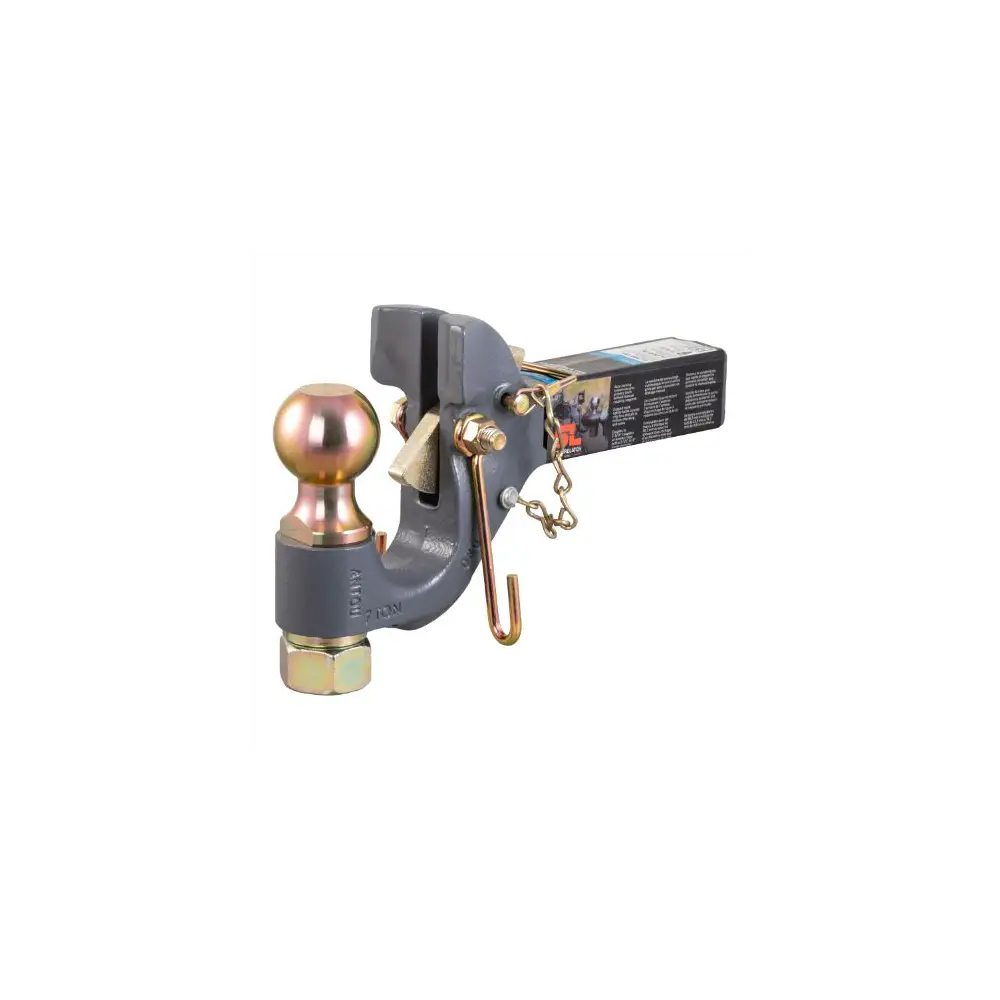 SecureLatch Receiver-Mount Ball & Pintle Hitch (2" Shank, 2-5/16" Ball, 14K) - CUR48406